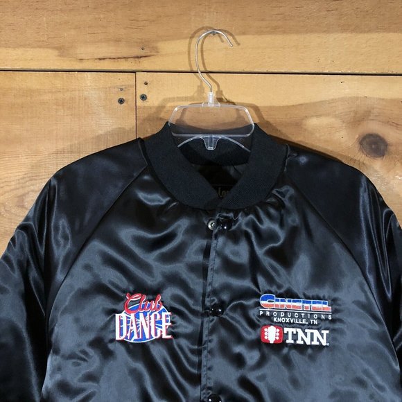 NEW Club Dance King Louie Union Tag Bomber Jacket Mens Size Medium TNN Snap Up - Picture 2 of 12
